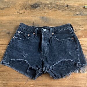 Levi High waisted Jean Shorts
